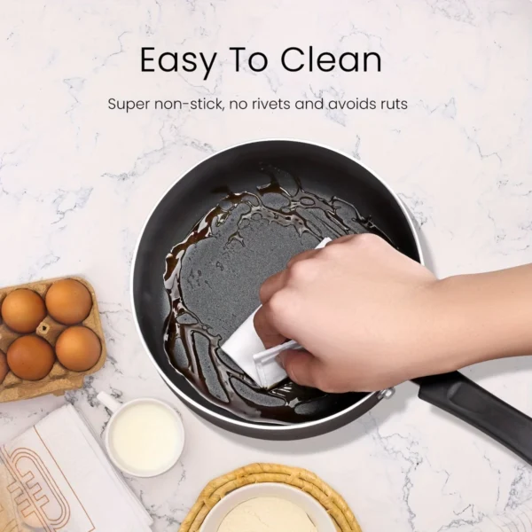 Nonstick Sauce Pan Set with Lid, 1 QT And 2.0 QT Sauce Pots
