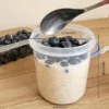 16 Oz Reusable Plastic Containers - Vacuum Sealed